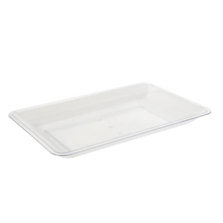 Fineline Settings 3580-WH White Small Rectangle Tray RC471.WH